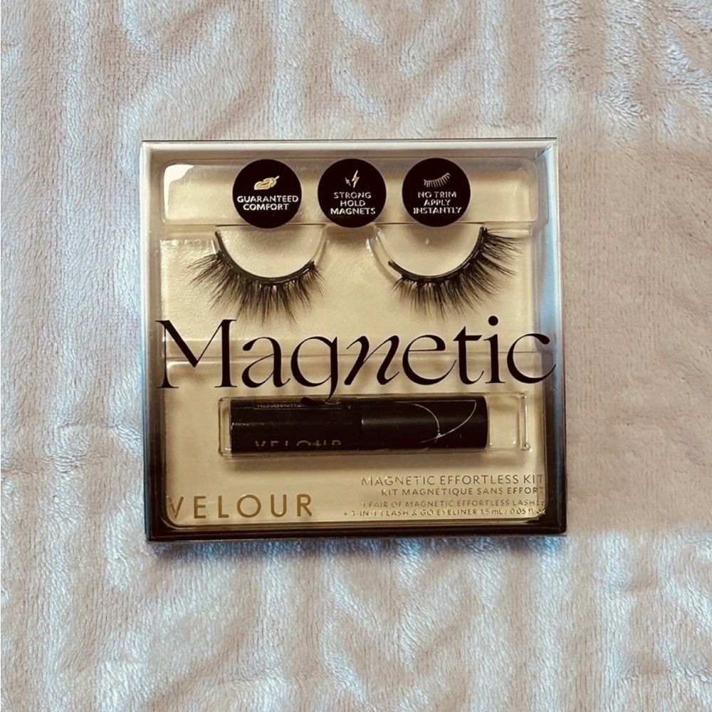 BNIB - Velour Magnetic Eyelashes Luxurious - Reusable Magnetic Lashes & Liner